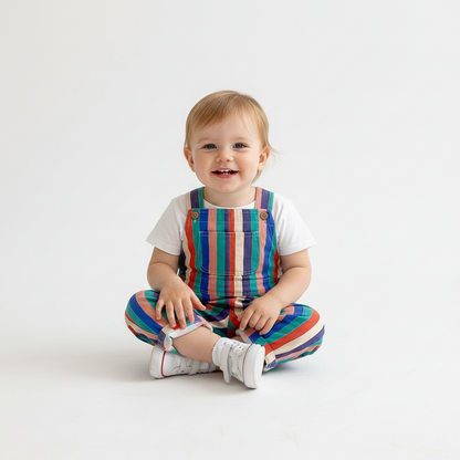 Toddler Sleeveless Cotton Romper Jumpsuit