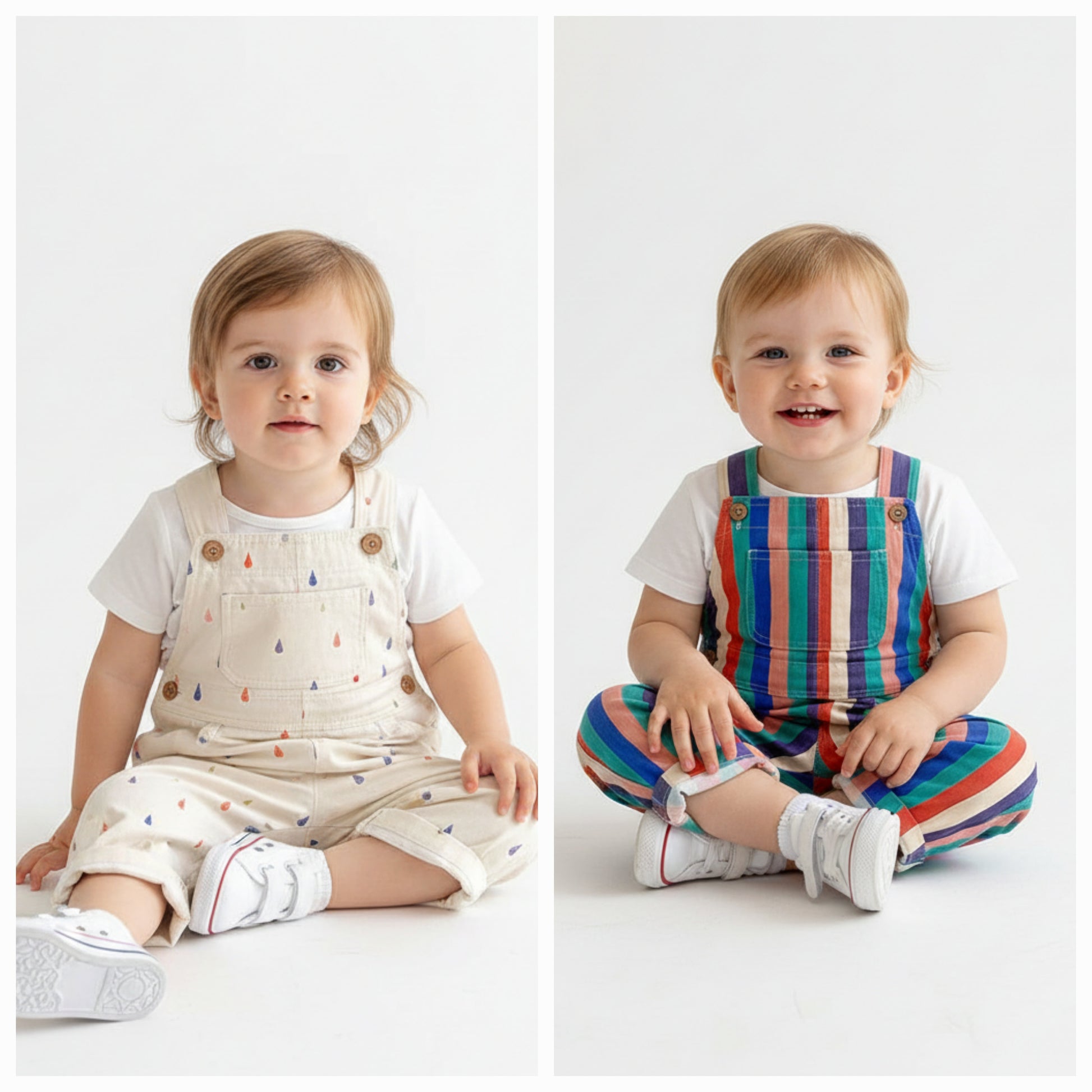 Toddler Sleeveless Cotton Romper Jumpsuit