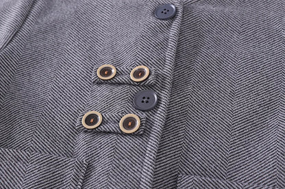 Elegant Jacket & Pants Set with Textured Fabric