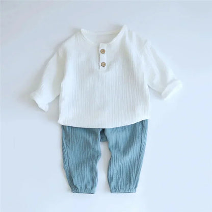 100% Organic Cotton Casual T-Shirt Top & Bottoms Set