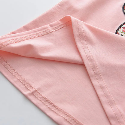 Minnie Mouse Flying Sleeve Top with Skirt Set